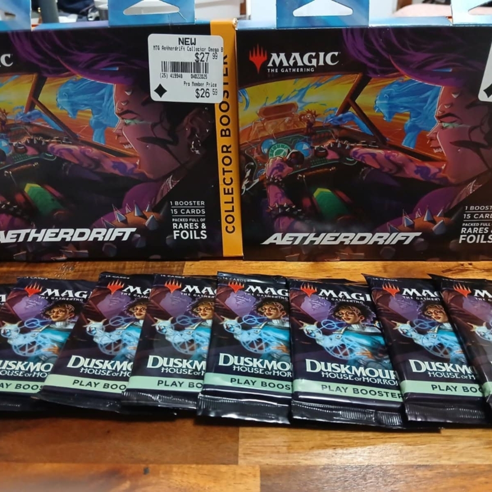 Magic The Gathering Aetherdrift Trading Cards Vibrant Fantasy Artwork